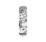white / longboard