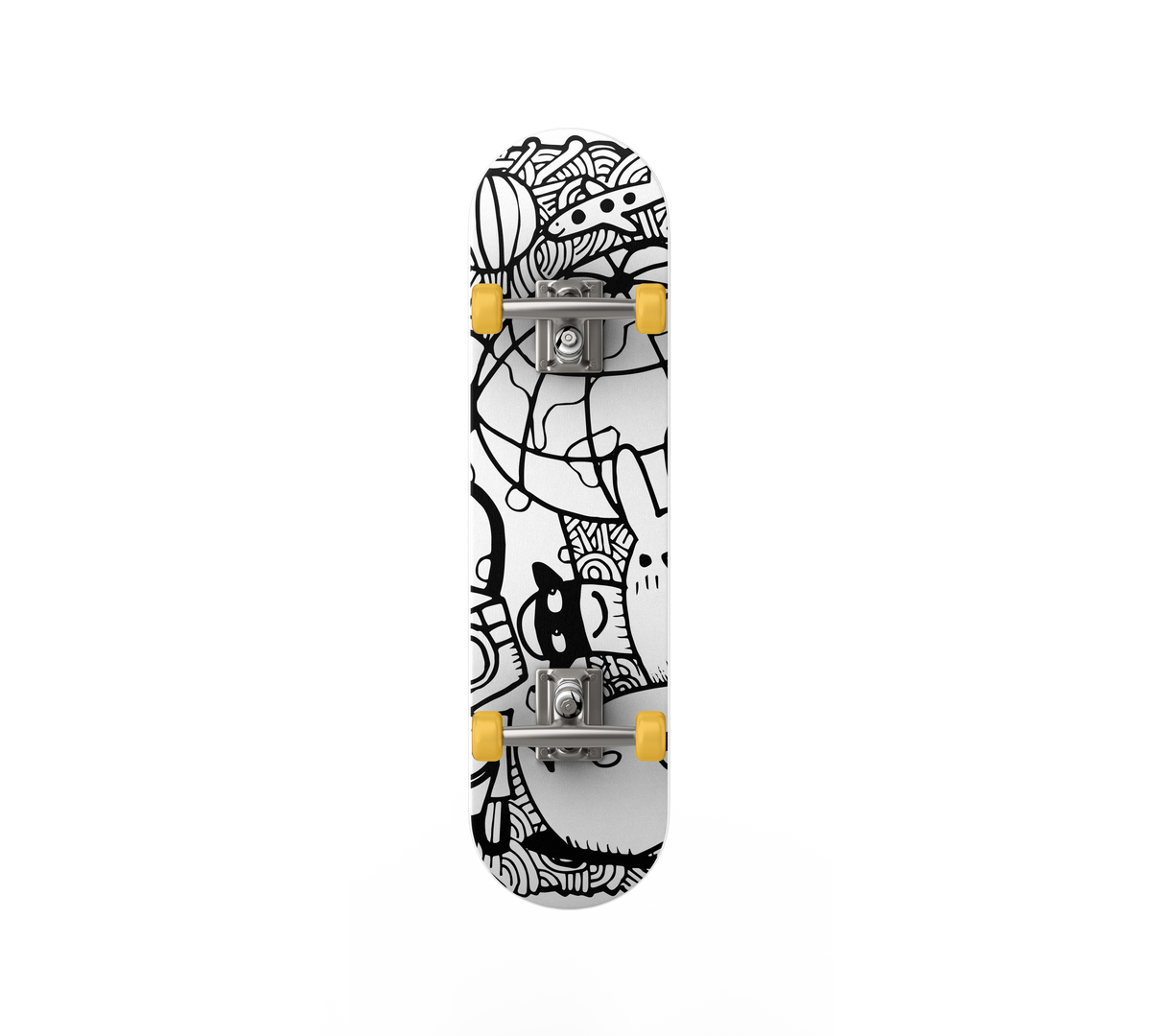 ZOO 001 DOT 7PLY 8.25IN MONOCHROME // DECKS