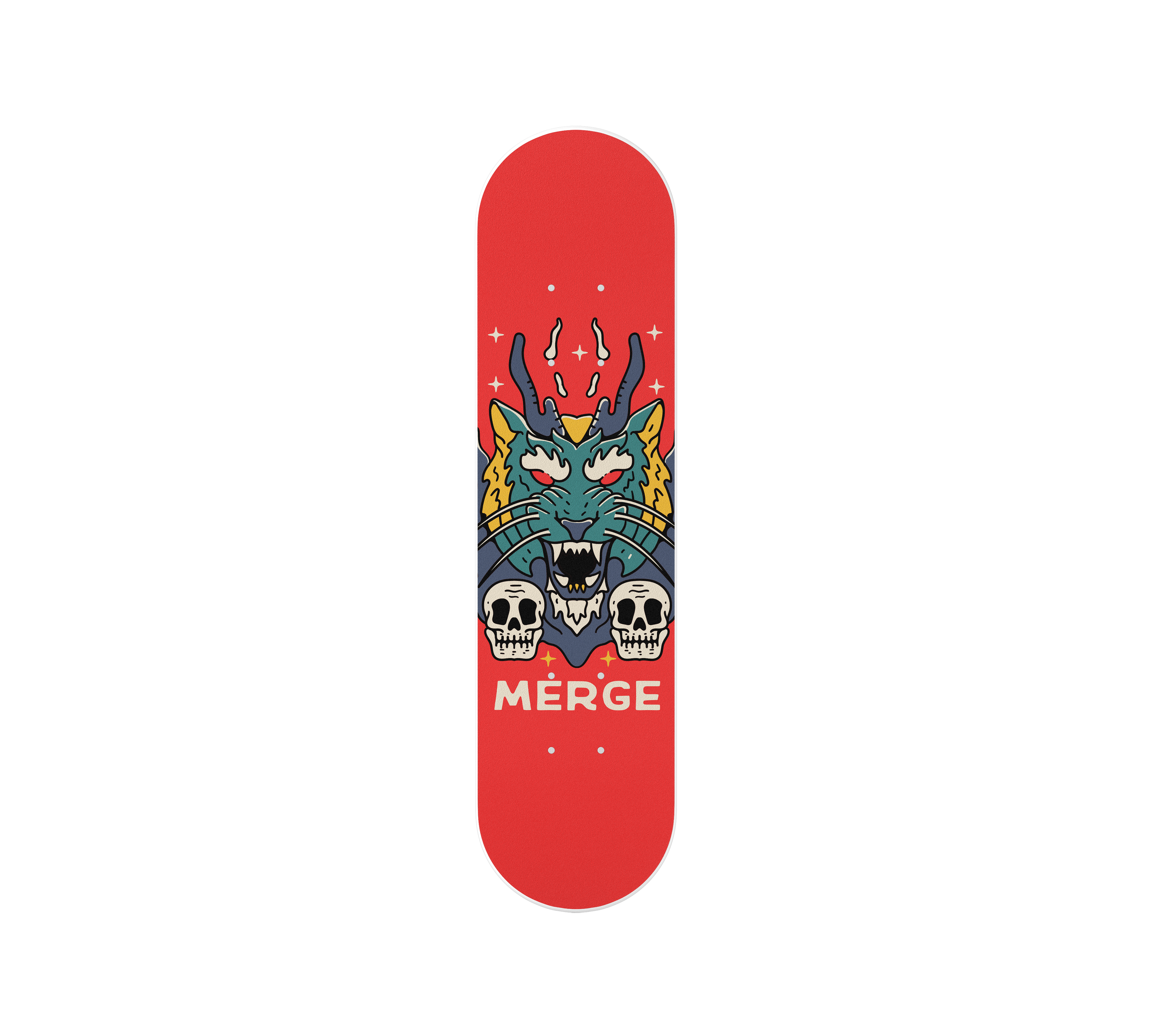 MERGE DOT 7PLY 8.25IN RED // DECKS