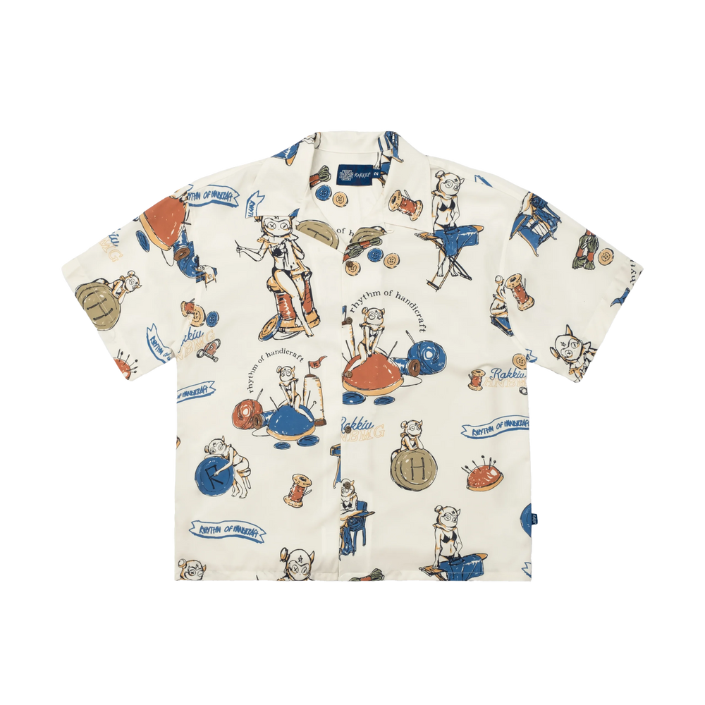 09 HAWAIIAN WHITE // SHIRT